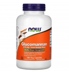 NOW FOODS Glukomannan 575 mg (Glukomannan) 180 vegetariánskych kapsúl