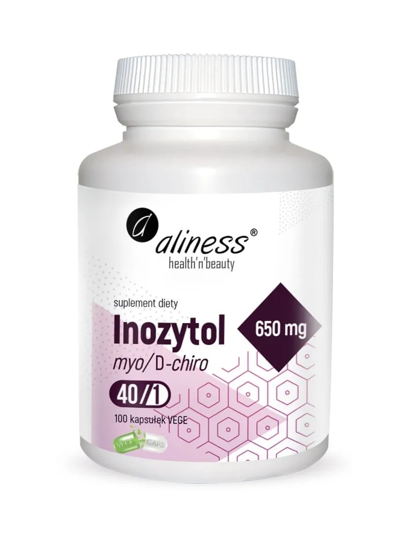 ALINESS Inositol myo/D-chiro 40/1 650 mg 100 vegetariánskych kapsúl