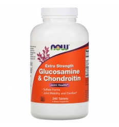 NOW FOODS Glukosamín & chondroitín Extra Strength 240 tabliet