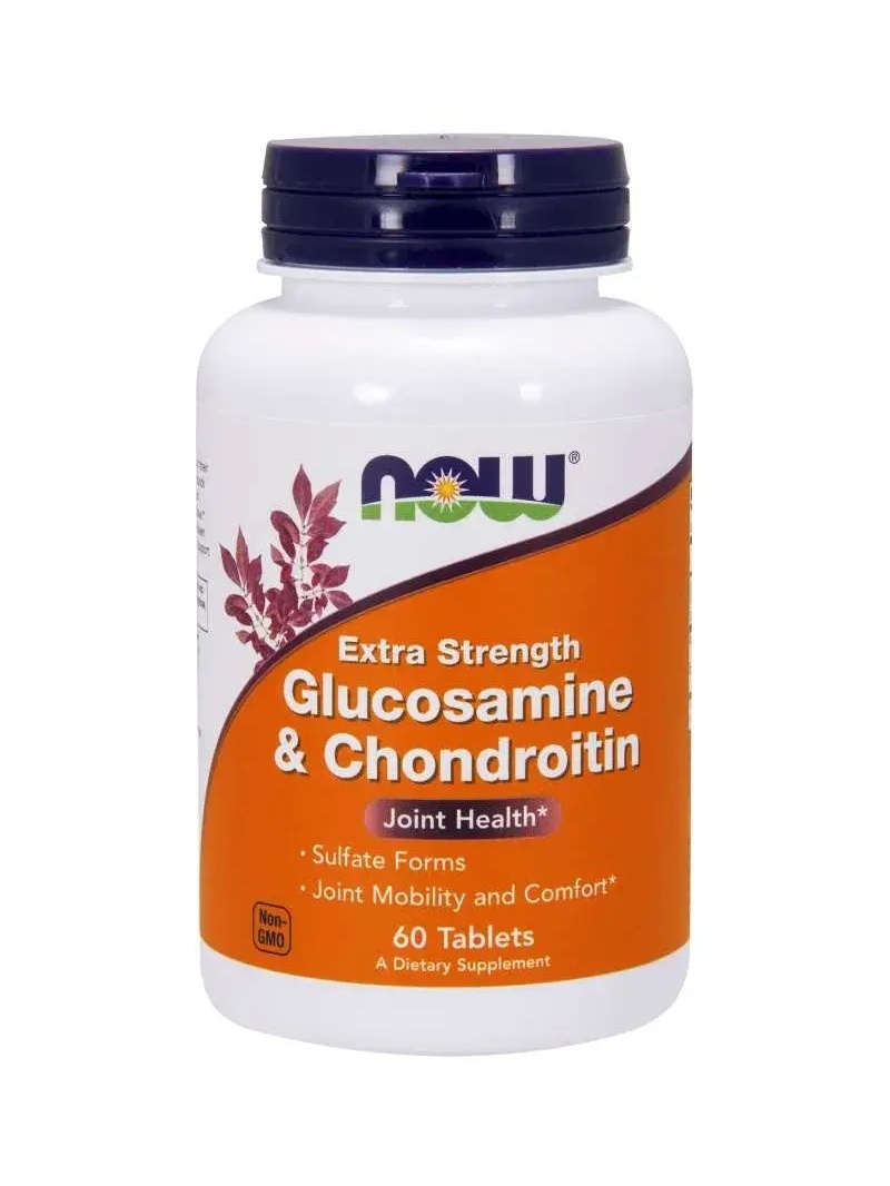 NOW FOODS Glukosamín & chondroitín Extra Strength 60 tabliet