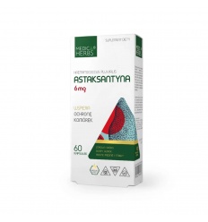 MEDICA HERBS Astaxantín 6 mg 60 kapsúl