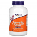 NOW FOODS Glukosamín a chondroitín s MSM (Zdravie kĺbov) 180 vegetariánskych kapsúl