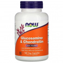 NOW FOODS Glukosamín a chondroitín so stopovými minerálmi (zdravie kĺbov) 120 vegetariánskych kapsúl