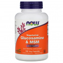 NOW FOODS Vegetariánsky glukosamín & MSM 120 vegetariánskych kapsúl