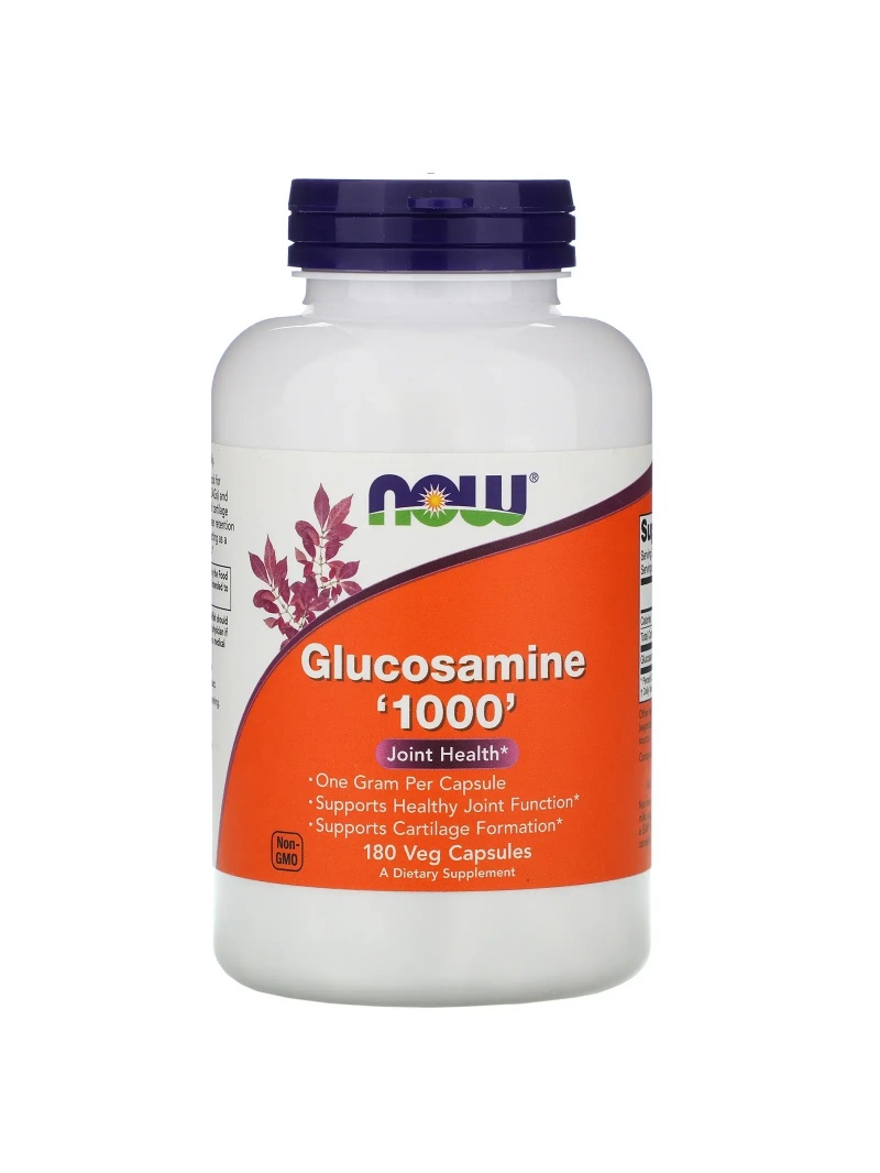 NOW FOODS Glukosamín 1000 (Zdravie kĺbov) 180 vegetariánskych kapsúl