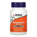 NOW FOODS Glutatión 500 mg (glutatión s extraktom z ostropestreca mariánskeho a kyselinou alfa-lipoovou) 30 vegetariánskych kaps