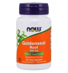 NOW FOODS Goldenseal Root 500 mg Goldenseal 50 vegetariánskych kapsúl