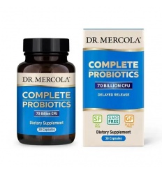DR. MERCOLA Kompletné probiotiká 70 miliárd CFU (Probiotický komplex s oneskoreným uvoľňovaním) 30 kapsúl