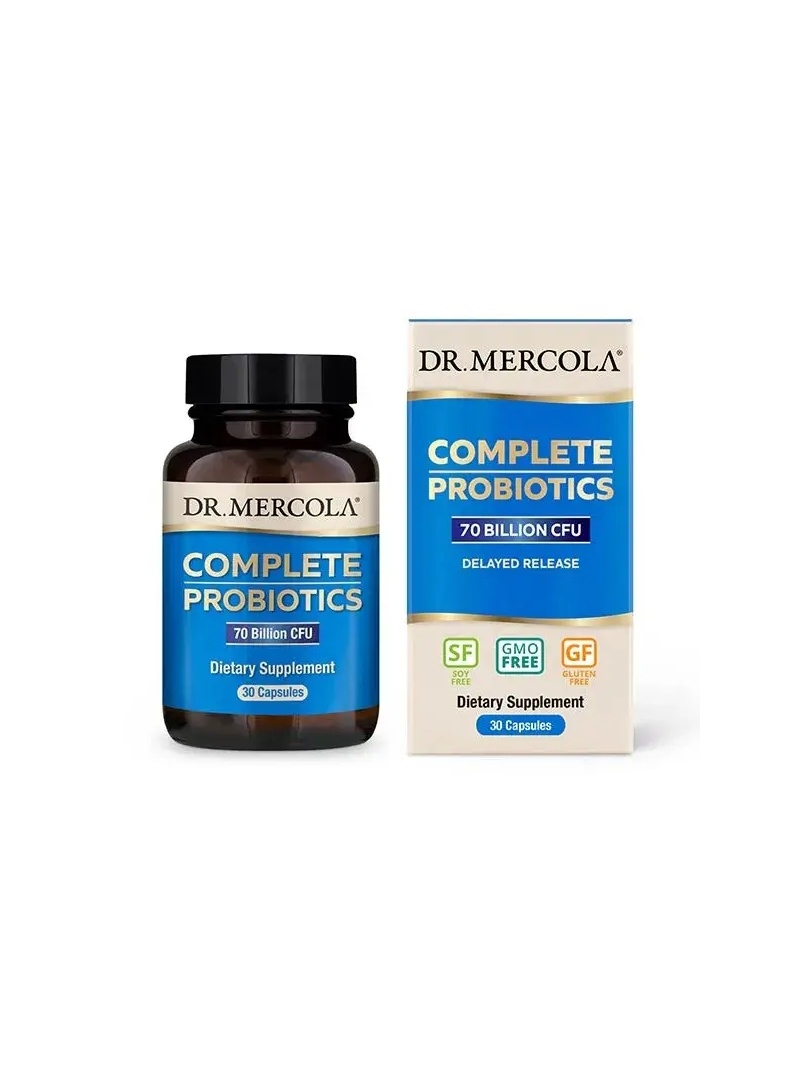 DR. MERCOLA Kompletné probiotiká 70 miliárd CFU (Probiotický komplex s oneskoreným uvoľňovaním) 30 kapsúl