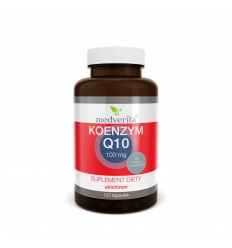 MEDVERITA Koenzým Q10 Ubichinón 100 mg 120 kapsúl