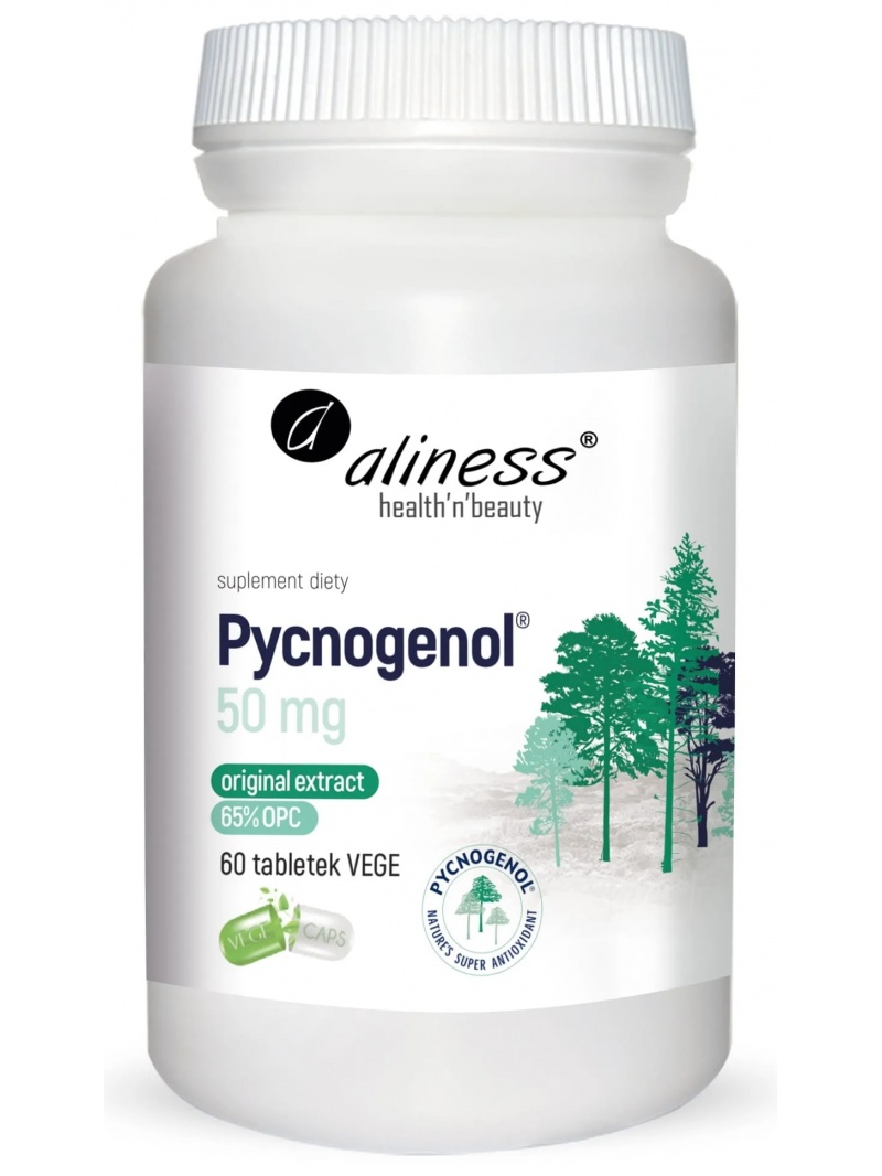 ALINESS Pycnogenol Extract 65% 50mg 60 vegetariánskych tabliet