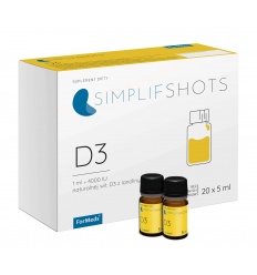 ForMeds SIMPLIFSHOTS D3 (vitamín D3 v injekciách) 20 x 5 ml
