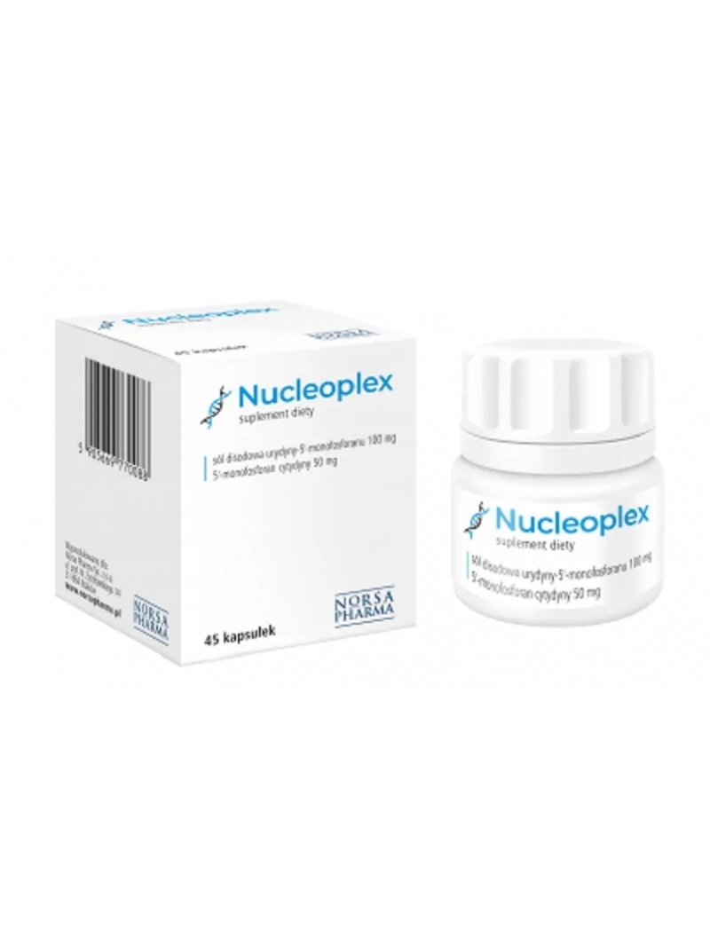 NORSA PHARMA Nukleoplex (Nukleotidový komplex) 45 kapsúl