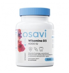 OSAVI Vitamín D3 4000 IU 60 mäkkých kapsulí