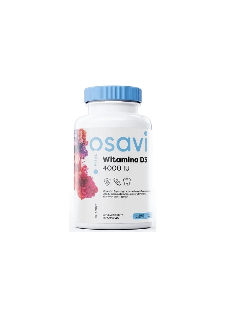 OSAVI Vitamín D3 4000 IU 120 mäkkých kapsulí