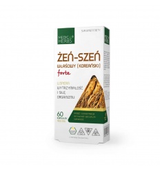 MEDICA HERBS Ženšen (kórejský) Forte 60 kapsúl