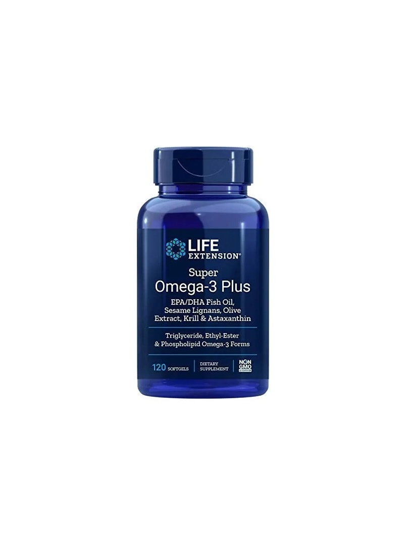 LIFE EXTENSION Super Omega-3 Plus 120 mäkkých gélov