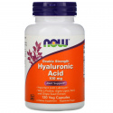 NOW FOODS Dvojitá sila kyseliny hyalurónovej 100 mg (kyselina hyalurónová) 120 vegetariánskych kapsúl