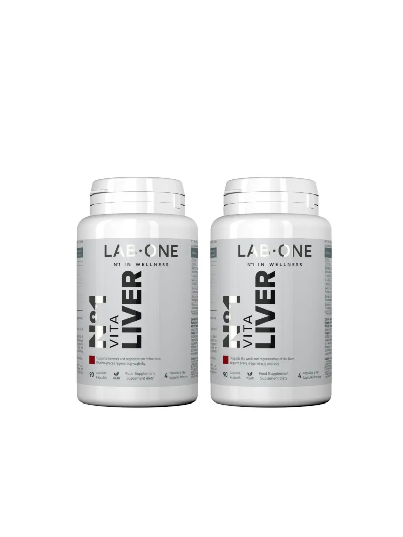 LAB ONE N°1 Vita LIVER (podpora pečene) 2 x 90 vegánskych kapsúl