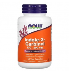 NOW FOODS Indol-3-Carbinol 200 mg (Indol-3-Carbinol, Cellular Health) 60 vegetariánskych kapsúl