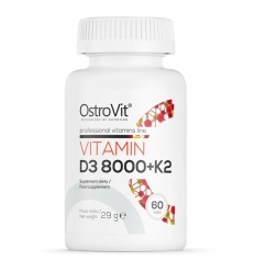 OSTROVIT Vitamín D3 8000 IU + K2 60 tabliet