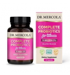 DR. MERCOLA Kompletné probiotiká pre ženy (probiotický komplex s oneskoreným uvoľňovaním pre ženy) 30 kapsúl