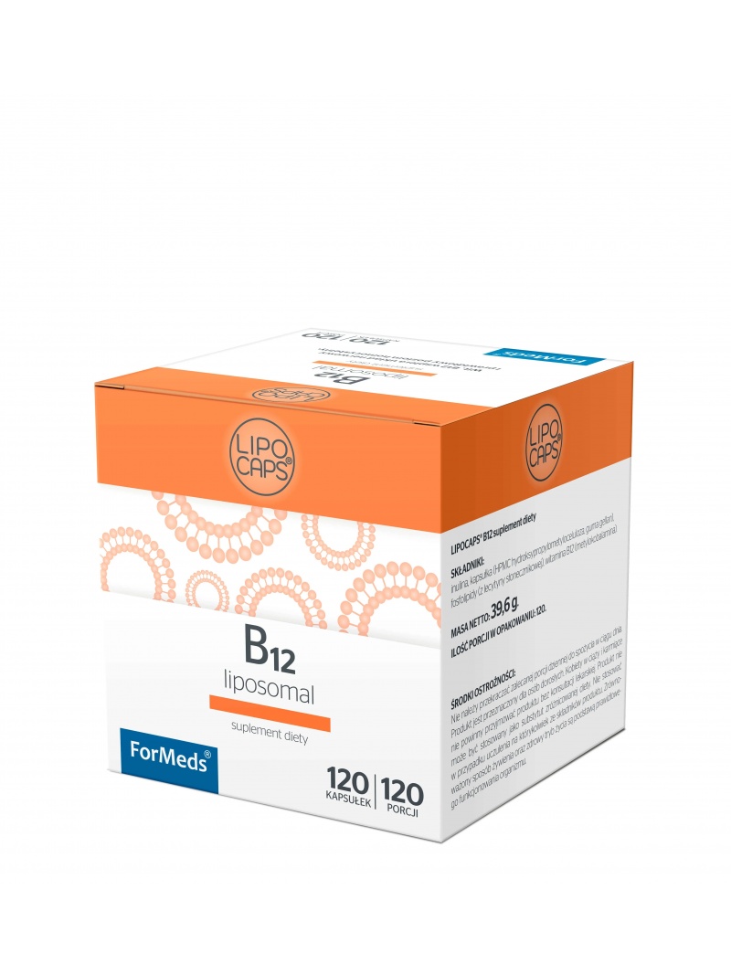 ForMeds LIPOCAPS B12 (vitamín B12) 120 kapsúl