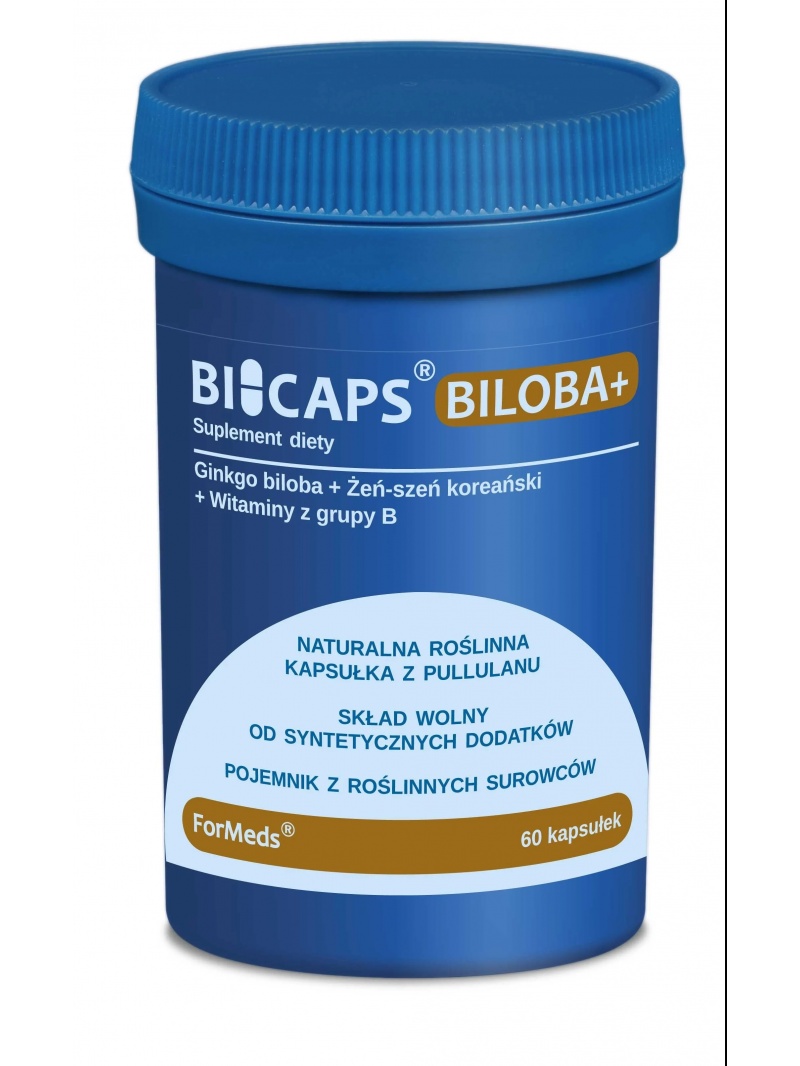 ForMeds BICAPS BILOBA+ (pamäť, nervový systém) 60 kapsúl