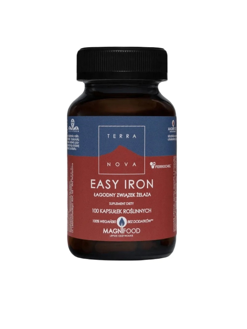 TERRANOVA Easy Iron 20 mg 100 rastlinných kapsúl