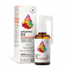 AURA HERBALS Vitamín D3 pre deti MCT aerosól 50ml