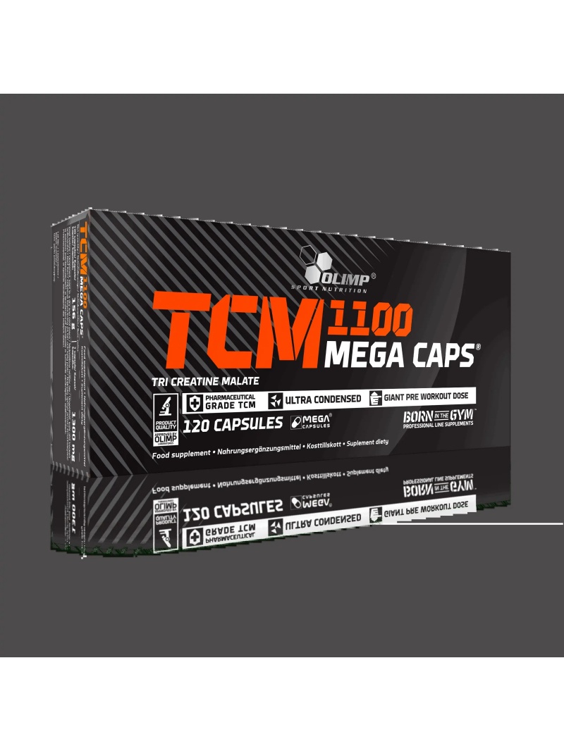OLIMP TCM (TRI CREATINE MALATE) MEGA CAPS - CREATINE MALATE 120 kapsúl
