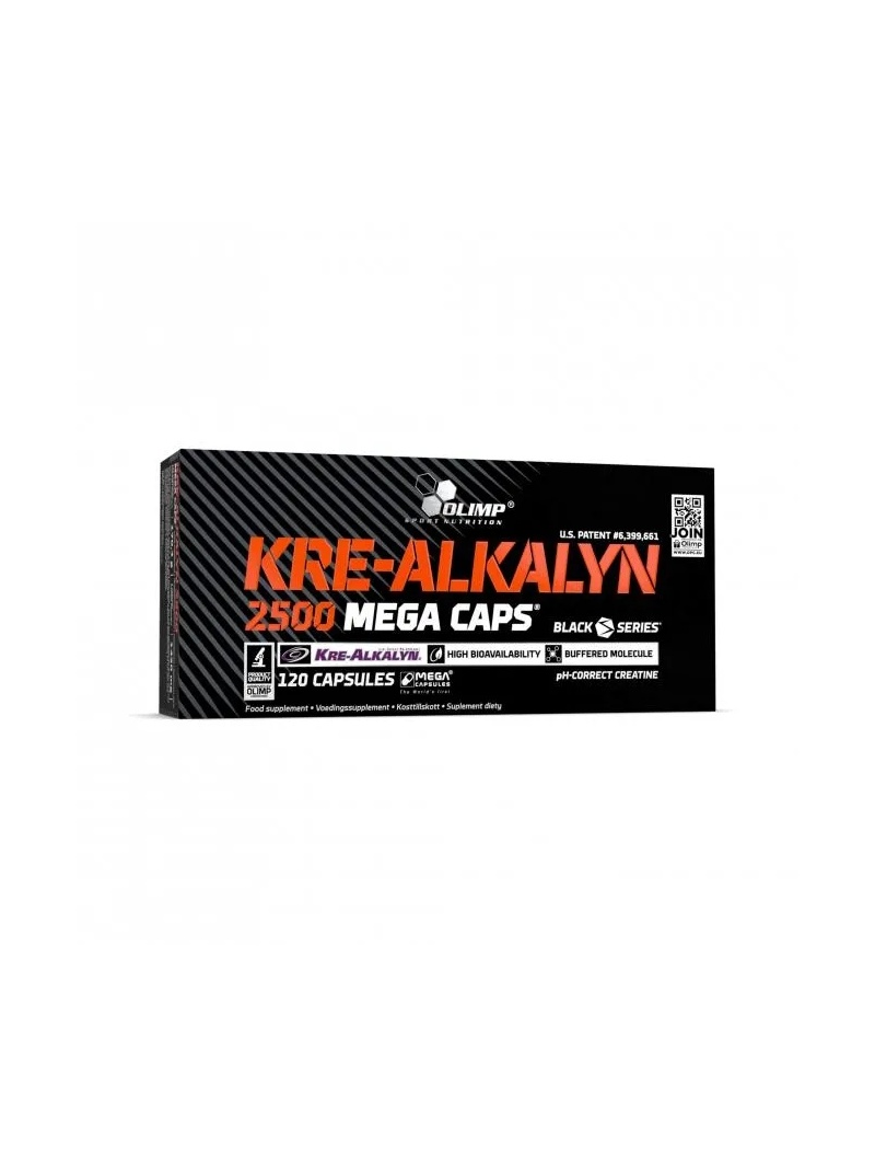OLIMP KRE-ALKALYN 2500 MEGA CAPS (KREATINE MONOHYDRATE) 120 kapsúl