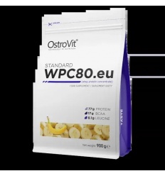 OSTROVIT WPC80.eu (srvatkový proteínový koncentrát) 900g banán