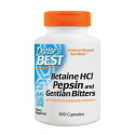 Doctor’s Best betaín HCl Pepsín a horčík (betain HCl) – 360 kapsúl