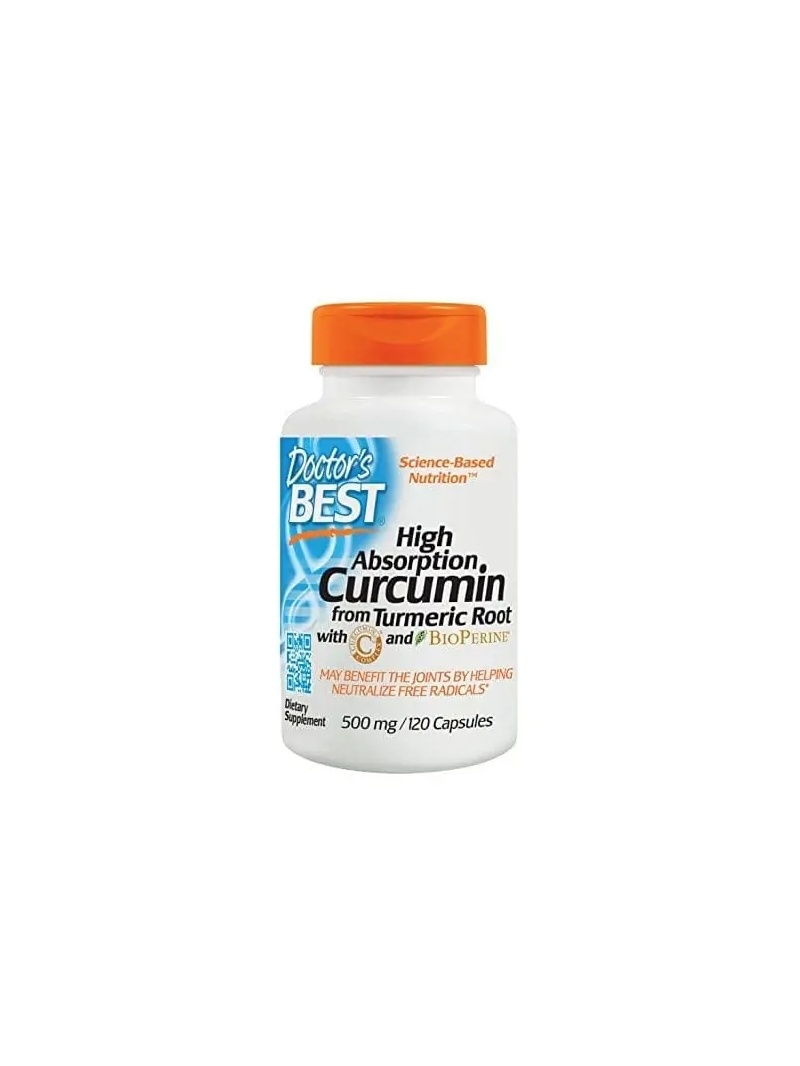Lekársky najlepší kurkumín s vysokou absorpciou z koreňa kurkumy s komplexom C3 a BioPerine (kurkuma) 500 mg - 120 mäkkých kapsu