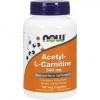 NOW FOODS Acetyl L-Carnitine 500 mg (Acetyl L-Carnitine) – 100 vegánskych kapsúl