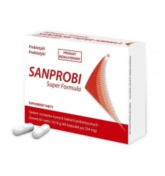 SANPROBI Super Formula (probiotikum, prebiotikum) 40 kapsúl