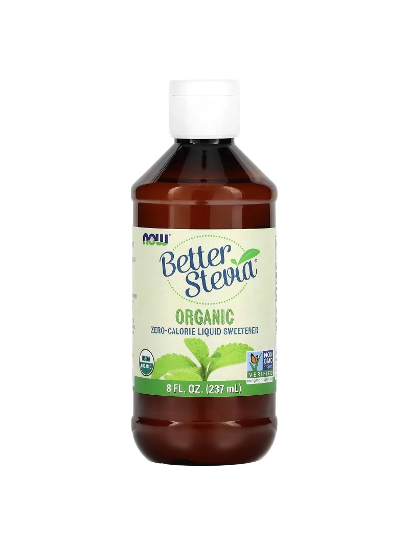 NOW FOODS Better Stevia Tekutý extrakt Bio 237 ml vegan