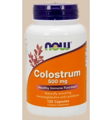 NOW FOODS Colostrum 500 mg (hovädzie kolostrum) – 120 vegetariánskych kapsúl