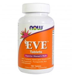 NOW FOODS Eve Multivitamín (multivitamín pre ženy) 180 tabliet