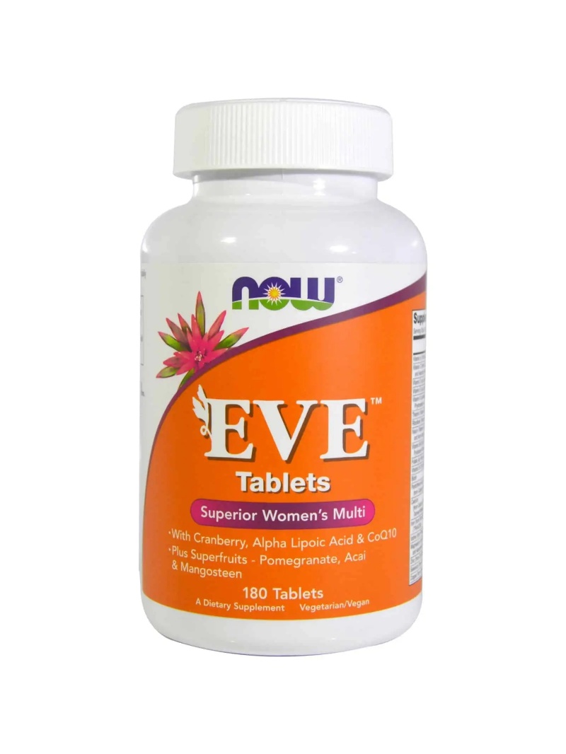 NOW FOODS Eve Multivitamín (multivitamín pre ženy) 180 tabliet