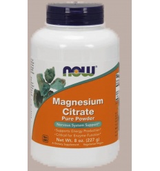 NOW FOODS Magnézium citrátový prášok - 227 g