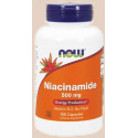 NOW FOODS Niacínamid 500 mg - 100 kapsúl