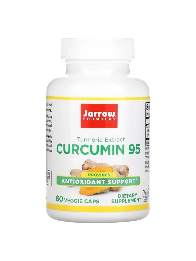 JARROW FORMULAS Kurkumín 95 (Curcumin) 500 mg - 60 vegetariánskych kapsúl