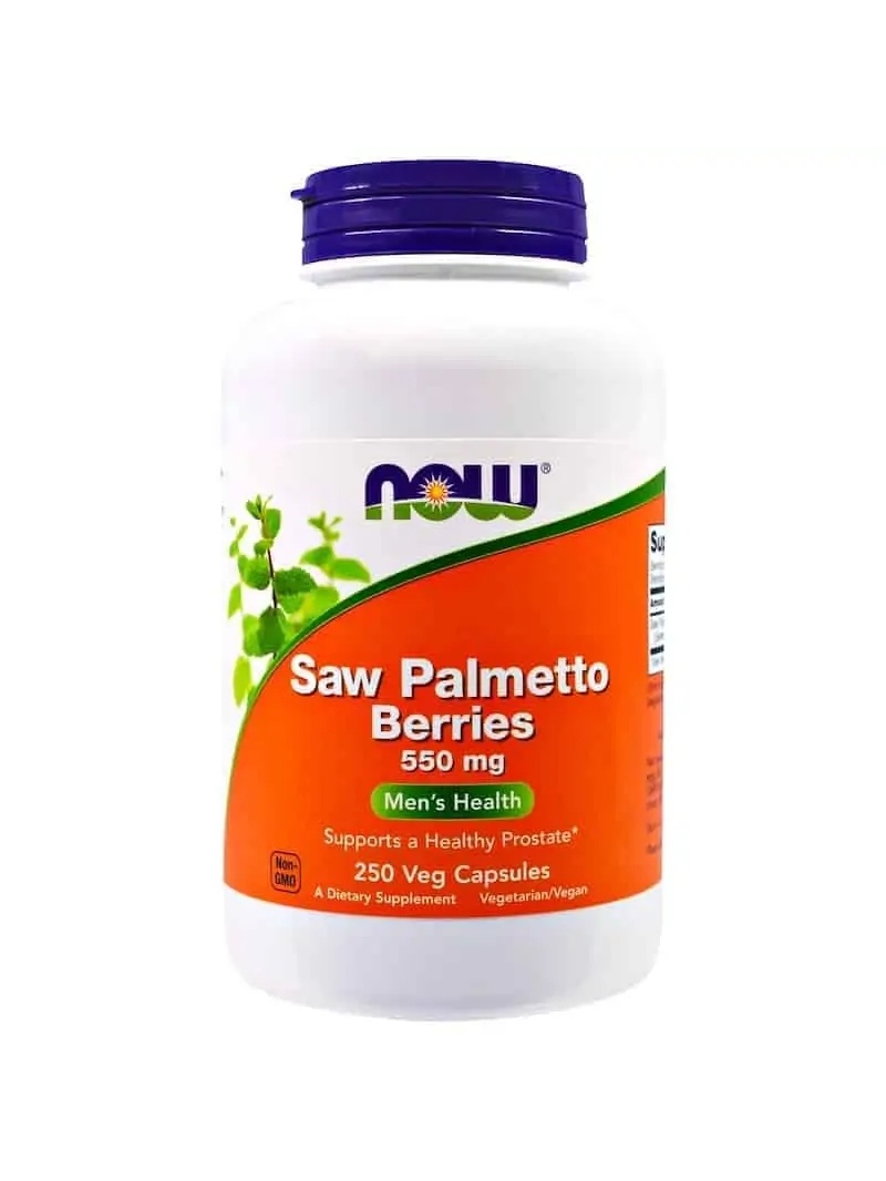NOW FOODS Saw Palmetto Berries 550 mg 250 vegánskych kapsúl