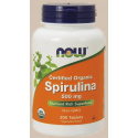 NOW FOODS Spirulina Certified Organic 500 mg – 200 vegánskych tabliet