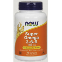NOW FOODS Super Omega 3-6-9 1200 mg – 90 mäkkých kapsulí
