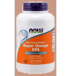NOW FOODS Super Omega EPA molekulárne destilované - 120 mäkkých gélov