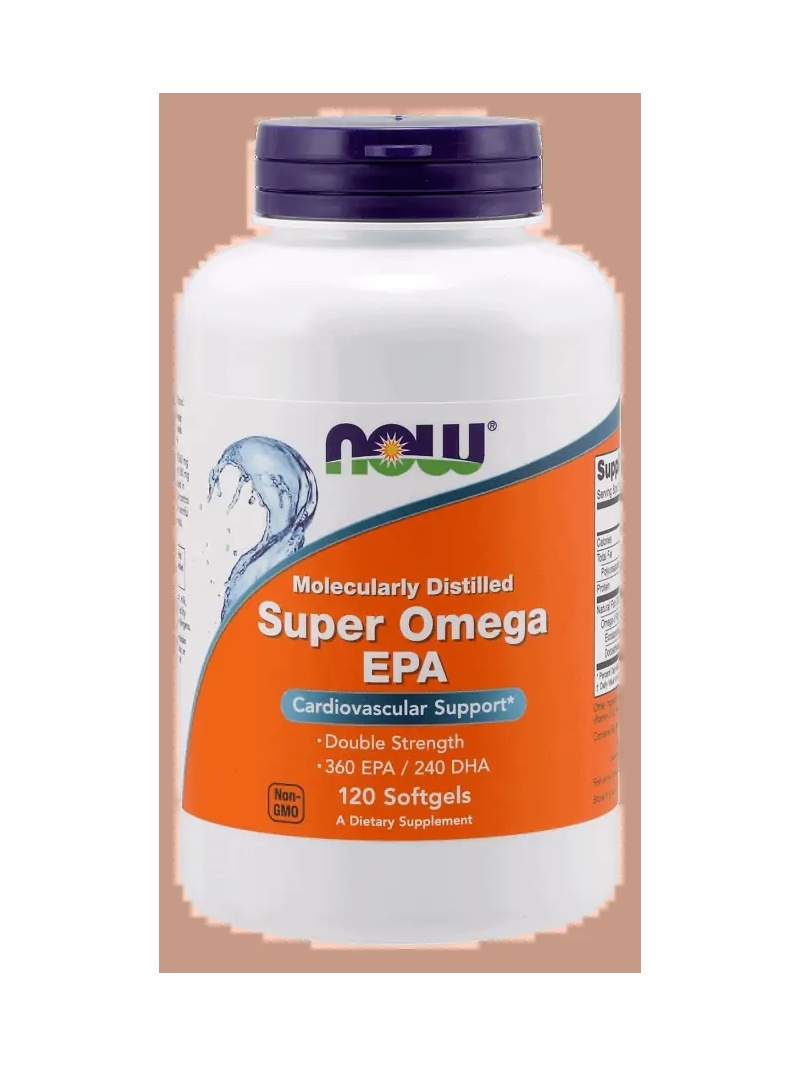 NOW FOODS Super Omega EPA molekulárne destilované - 120 mäkkých gélov