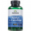 SWANSON ALC (acetyl L-karnitín) 500 mg – 100 vegánskych kapsúl